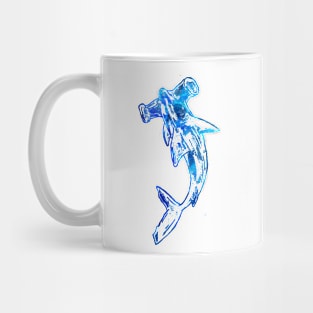 Blue Hammerhead Shark Mug